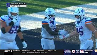 Ashton Jeanty Scores 6 TDs In Opening Game for Boise State [upl. by Enenstein]