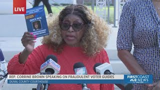 Former congresswoman accuses Rep Angie Nixon of distributing fake voter guides under her name [upl. by Gehlbach]