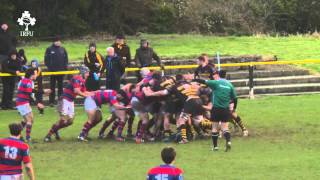 Irish Rugby TV Young Munster v Clontarf Highlights [upl. by Helsell]