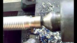 LATHE MACHINE THREADING [upl. by Demona907]