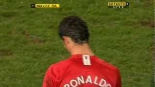 Cristiano Ronaldo Vs Fulham Home English Commentary  0708 By CrixRonnie [upl. by Accber]