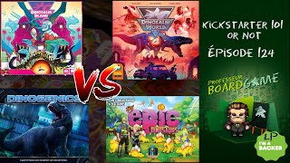 Kickstarter 101 or Not EP124 Comparaison des jeux de Dinosaures [upl. by Nylleoj866]