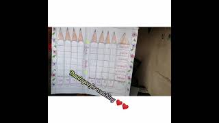 Time table kaise banaye on chart paper beautiful design [upl. by Alokin]