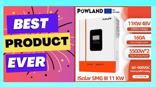 Powland 11KW 11000KVA Hybrid Solar Inverter 48V TO 230VAC Pure Sine wave MPPT [upl. by Lawlor331]