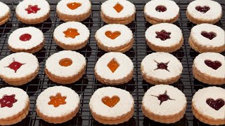 Austrian Linzer Cookies [upl. by Melcher910]