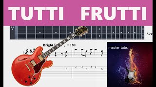 TUTTI FRUTTI littlerichardGuitar Tab MastertabsBestFreeYoutubeMusic guitar freetutorial [upl. by Cressi]