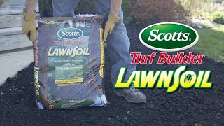 How to Use Scotts® Turf Builder® Lawn Soil™ for Seeding and Lawn Repair [upl. by Dnaltiac533]