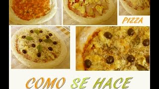 EL SECRETO DE LA MEJOR Pizza Italiana casera AUTENTICA RECETA FÁCIL [upl. by Okun]