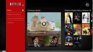 Poner NetFlix en Inicio Windows 8 y Configurarlo [upl. by Brinkema]