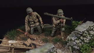 How to make a diorama  Tutorial  Scale 135 US Anti Tank Team [upl. by Tneciv]