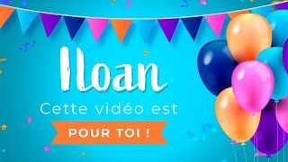 🎂 Chanson joyeux anniversaire Iloan  Les chatons les plus mignons 🎂🎉 [upl. by Anna-Diana]