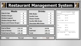 Java NetBeans Object Oriented Project of Restaurant Management System  Full Tutorial [upl. by Renwick]