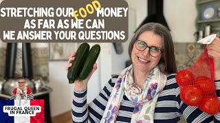 Stretching our food money as far as we can We answer your questions Part 3 frugalliving answer s [upl. by Row]