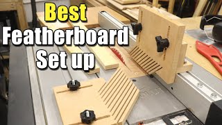 Best Featherboard set up for a table saw  Rage 5S [upl. by Herald]