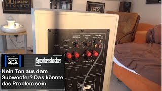 Kein Ton aus dem Subwoofer So bekommt man das Problem gelöst [upl. by Perzan96]