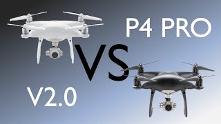 Half Chrome Phantom 4 Pro V20 vs Original Phantom 4 Pro [upl. by Eartnoed]