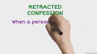 Retracted Confession section 27 of Indian Evidence Act [upl. by Lurlene]