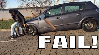 Opel Astra H 2006 SUSPENSION FAIL FALLING DOWN⚠ [upl. by Aetnahs]