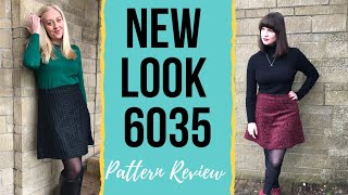 New Look 6035  Skirt Pattern Review  New Look 6035 Review [upl. by Ttebroc170]