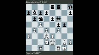 FIDE World Championship 2004  Topalov vs Kasimdzhanov  Round 64 [upl. by Aynosal]