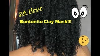 I Left Bentonite Clay In My Hair For 24 Hours [upl. by Nilde941]