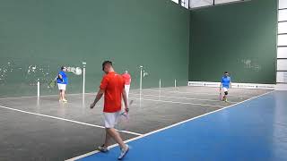 Frontenis Valencia liga 1ªDv norte Cheste DBenaguasil 61024 HectorCarlos L 2º set2ªparte [upl. by Leler]