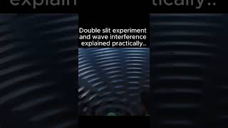 Youngs Double Slit Experiment and Wave Interference explained Practically shorts experiment [upl. by Nuhsar]