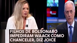 Joice Hasselmann diz que William Waack quase assumiu o Itamaraty [upl. by Nich]