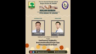 dr Ardiansyah SpBTKV FICS  Emfisema subkutis Pneumomediastinum Pneumocardium [upl. by Asusej168]