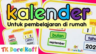 KALENDER pembelajaran anak usia dini Belajar dari rumah [upl. by Yesnik]