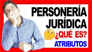 🔥 ¿Qué es la personería jurídica en Colombia  DERECHO COLOMBIANO [upl. by Lidda]