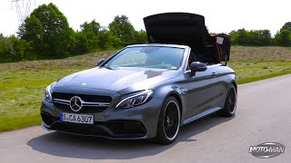 2017 Mercedes Benz C63 S AMG CONVERTIBLE FIRST DRIVE REVIEW 2 of 2 [upl. by Tresa476]