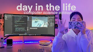 DAY IN MY LIFE  study  coding vlog library setup upgrades gaming [upl. by Coleville]