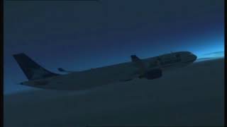 Air Transat Flight 236  Landing Animation [upl. by Whitney]