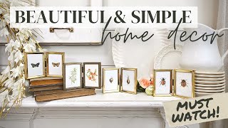 home decor from thrift store shopping • high end • shabby chic • HAUL [upl. by Geer]