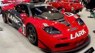 AUTOSHOW RETROMOBILE PART 4 february automobile autoshow mclaren mclarenf1 france youtube [upl. by Anina]