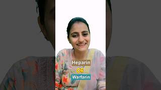 Heparin Vs Warfarin Medical Mnemonics With Dr Nikita Nanwani On SPEEDmedsynapse App neetpg [upl. by Goldina]