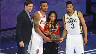 Damian Lillard and Trey Burke Skills Challenge Champions [upl. by Kaitlin381]