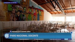 PARO NACIONAL DOCENTE PARA EL JUEVES 4 DE ABRIL [upl. by Oicneserc784]