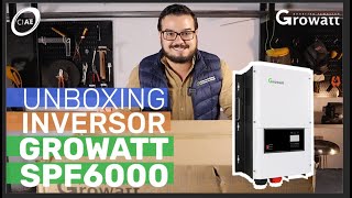 Unboxing Inversor Growatt TODO EN UNO Fuera de Red  SPF6000 DVM [upl. by Ramsdell301]