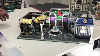 Converting LEGO 10255 Assembly Square to 48x48 Modular MILS Plates [upl. by Hephzipa]