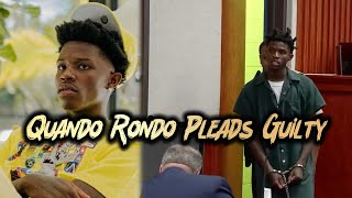 Quando Rondo Pleads GUILTY To Federal Drug Charge [upl. by Plusch]