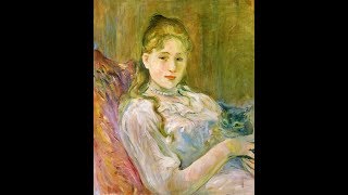 Berthe Morisot 3 1841 1895 Impressionisme Muziek Hungarian Rhapsody 2 Liszt [upl. by Euqinotna797]