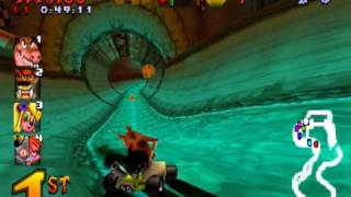 Lets Play Crash Team Racing 15  World One Complete [upl. by Camarata]