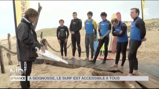 LE FEUILLETON  À Seignosse le surf est accessible à tous [upl. by Francie470]