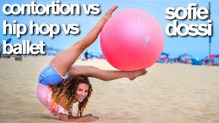 Contortion vs HipHop vs Ballet Sofie Dossi Matt Steffanina Kylie Shea [upl. by Guadalupe244]