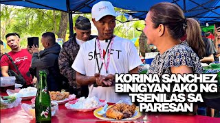 KORINA SANCHEZ BINIGYAN AKO NG TSENILAS AT KUMAIN SA PARESAN KO NASARAPAN KAYA [upl. by Peih]