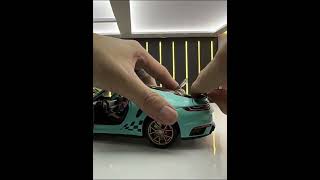 Porsche 911 Turbo S 124 metal model with lights and sounds [upl. by Acissehc]