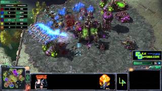 StarCraft 2 3v3 Masters Green Acres TTZ v PTZ [upl. by Galen]