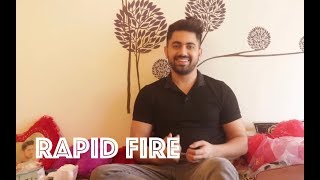 Rapid Fire with Zain Imam  EXCLUSIVE [upl. by Pugh]